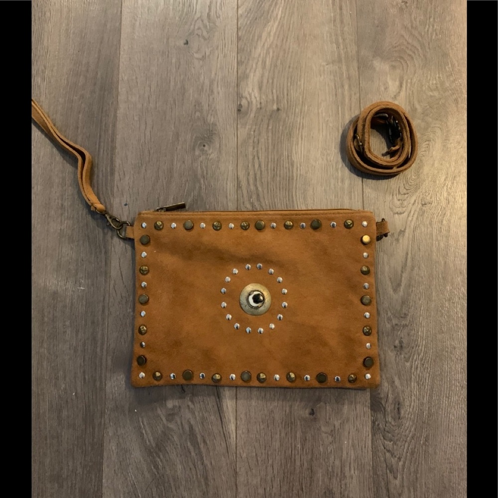 Leather boho bag